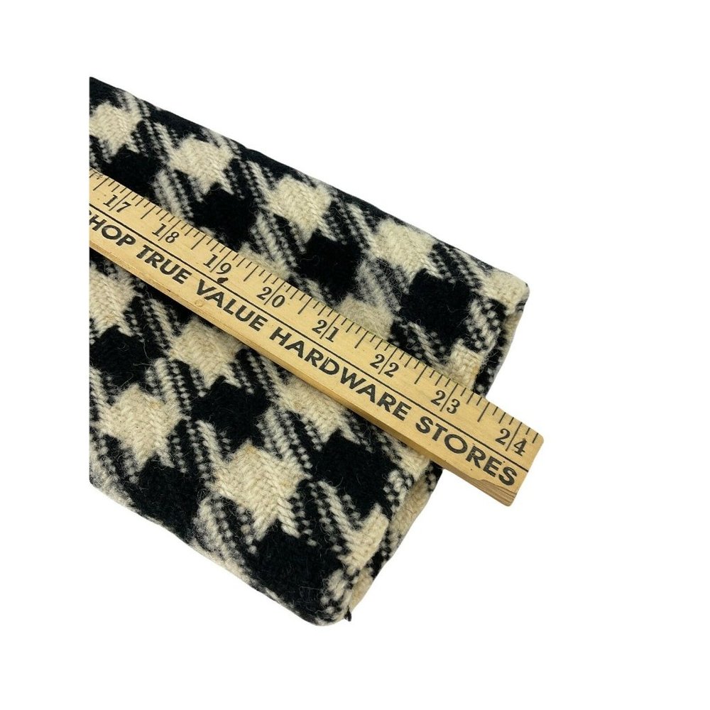 Pendleton Coat Womens Vintage Sz 14 100% Virgin Wool Double Breasted Houndstooth - Picture 10 of 10